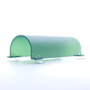 SeeShelter Brand Betta Tunnel in Translucent Dark Green Fish Hide Enrichment Aquarium Decor