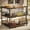 brown, variant on Tribesigns L-Shaped Home Bar Cabinets with Storage Shelves and Wine Glasses Holders, Brown