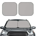 thumbnail image 2 of Balery Gary Sun Shield 2 Pack For Car Front Windows Foldable Sun Visor Protector Blocks Max Uv Rays And Keeps Your Vehicle Cool For Most Sedans Suv Truck, 2 of 7