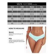 Ocean Blues Women's Full Coverage Bikini Bottom Low Rise Ruched Sides Swim Bottoms Blue Bathing Suit Bottoms