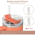 thumbnail image 4 of Replacement Straws for Stanley 40 oz 30 oz Cup Tumbler -6 PCS Straws Replacement for Stanley Adventure Travel Tumbler, Plastic Straws with Cup Cleaner for Stanley Quencher Adventure Stanley Cup, 4 of 6