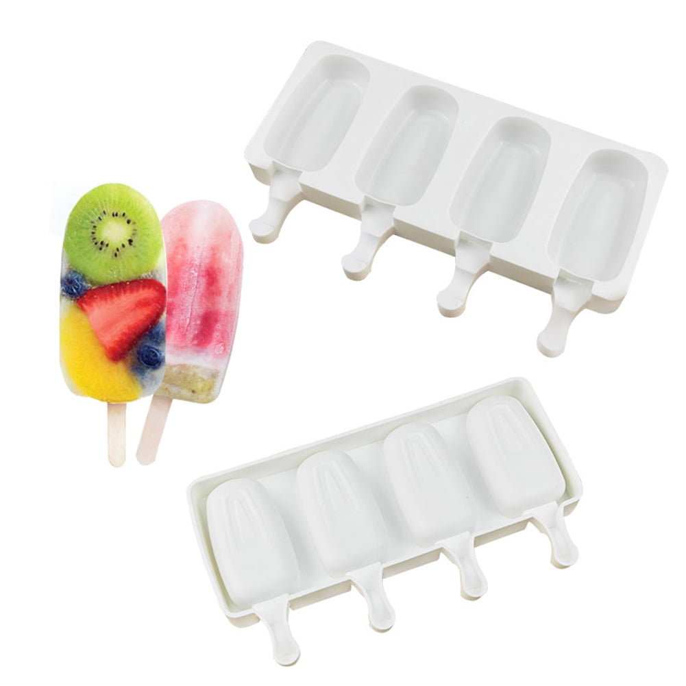 4-Hole Silicone Ice Cream Maker Mold 