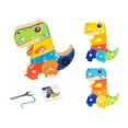 thumbnail image 3 of HILABEE Dinosaur Screwdriver Board Set Busy Board Early Development Wooden Screw Driver D, 3 of 9