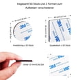 thumbnail image 2 of Double-sided extra strong, 3M foam adhesive pads, waterproof, 2 of 7