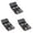 Black 3 Packs, variant on 25 PC Small Mini Precision Screwdriver Set Watch Jewelry Electronic Repair Tool 2PCS,One Size,Clear