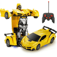 thumbnail image 1 of Funtogether Toys 2-in-1 Transforming RC Robot Car, Transformable Racing Vehicle with 360° Rotation, STEM Educational Remote Control Toy, Perfect Gift for Boys, 1 of 8