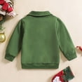 thumbnail image 5 of Tisuna Kids Boy'S Long Sleeve Halloween T Shirts Relax Fit Lapel Collar Santa Print Tops Toddler Festival Party Fall Outfits Size 12-18 Months, 5 of 7