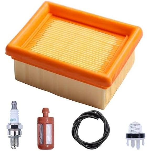 Complete Tune‑Up Kit for Backpack Blowers – Compatible with Stihl BR800 / BR800C / BR800X (Air Filter, Spark Plug, Primer Bulb, Fuel Line & Filter 4283‑141‑0300/0300B)