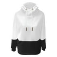 thumbnail image 2 of Womens Sweatshirts And Hoodies Trendy Long Sleeve Sweater Hoodie Zip Up Pockets Autumn Casual Loose Shirt, 2 of 5