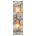 thumbnail image 2 of Jamie Young Co Adeline Rectangle Agate/Resin/Steel Wall Sconce in Antique Brass, 2 of 3