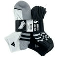 thumbnail image 4 of Adidas Men's Low Cut Socks, 6 Pairs (White & Black), 4 of 5