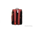 thumbnail image 2 of Coach (CE543) Track Colorblock Khaki Canvas Red Leather Logo Stamp Backpack Bag, 2 of 5