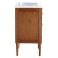 thumbnail image 5 of Modway Cassia 24.5" Modern Wood & Ceramic Bathroom Vanity in Natural/White, 5 of 9