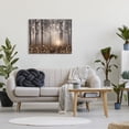 thumbnail image 3 of Wild Flowers Foggy Forest Sunrise Horizon Bokeh Photography Canvas Art, 40 x 30, Design By Artist Lori Deiter, 3 of 6