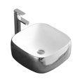 thumbnail image 5 of Fine Fixtures Vessel Sink Vitreous China White w/Chrome Exterior Sides, 5 of 8