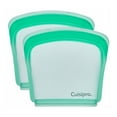 thumbnail image 2 of Cuisipro Silicone Seamless Reusable Bags (Green, 5.25 x 4.75-inch, 4-Pack), 2 of 8