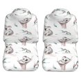 thumbnail image 3 of LAKIMCT Cartoon Koala Car Seat Covers Vehicle Front Seat Covers Universal Fit Seat Protector, 3 of 9