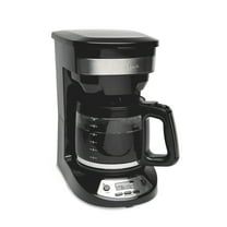 Hamilton Beach 14-Cup Programmable Drip Coffee Maker Machine with Glass Coffee Pot, Black