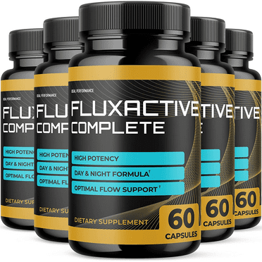 (5 Pack) Fluxactive Complete Package Fluxactive Complete for Prostate Health Flu