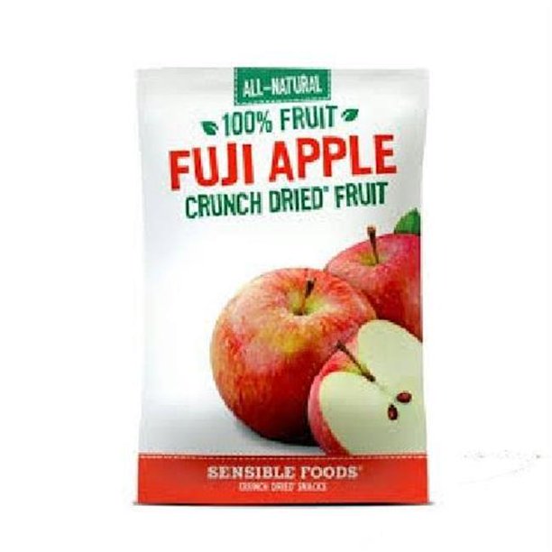 Sensible Foods BWA39198 12 x 1.3 oz Fuji Apple Crunch Dried Fruit Snack
