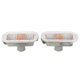 thumbnail image 1 of Pair of long-lasting, scratch-resistant side indicator housings 1J5949117, replacement for Seat Arosa, white, 1 of 4