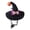 B, variant on mdesiwst Halloween Cat Wizard Hat, Bent Pointed Hat with Pumpkin Bell, Sequined Bow Festive Pet Hat for Cats Small Dogs