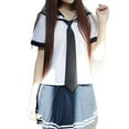 thumbnail image 3 of New cute soft girl uniform, college style suit, class uniform, women's tie-long-sleeved suit (including tie)-S, 3 of 4