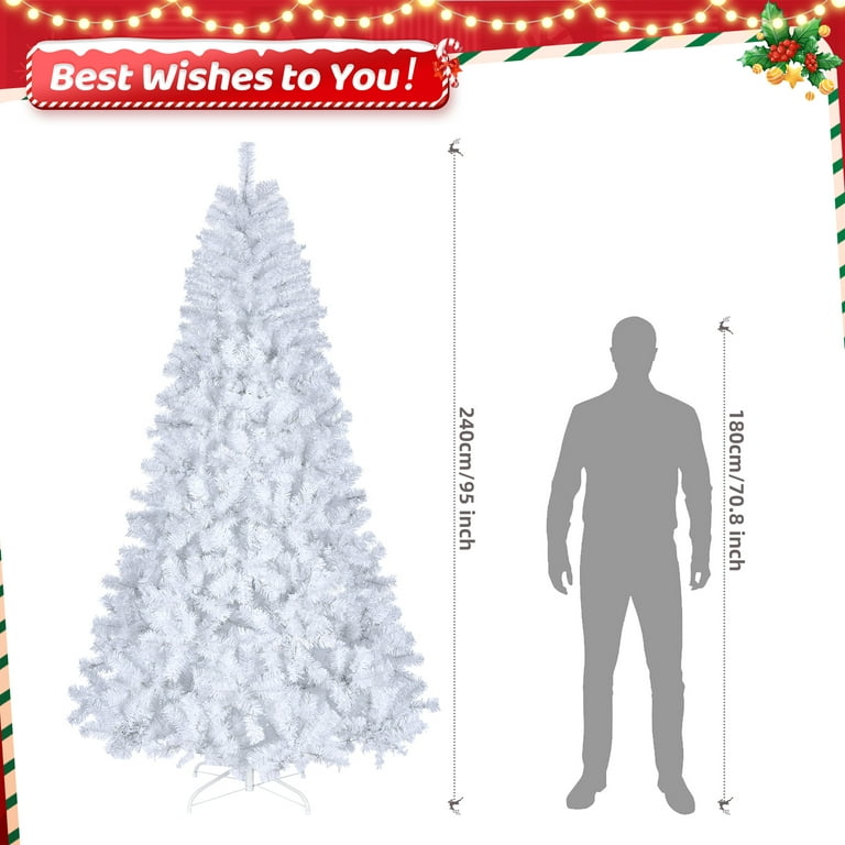 Ktaxon 9ft Pre-lit Artificial Christmas Tree with Remote Control