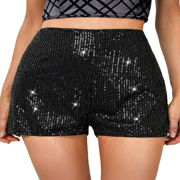High waisted sequin hot pants hotsell