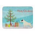 thumbnail image 1 of Carolines Treasures CK3527RUG Black & White Bull Terrier Christmas Tree Machine Washable Memory Foam Mat, 1 of 4