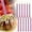 Hot Pink, variant on Fruit Skewers Basdi 12-Pack Caramel Stick & Skewer Set - Mesh Wrapped Bamboo Sticks for Candy, Fruit & Wedding Decor, Food-Grade for Desserts & Party Displays, Candy Sticks, Hot Pink