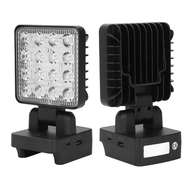 Lámpara De Trabajo Con Batería, Uso Versátil Protector De Bajo Voltaje Luz LED Inalámbrica Gancho Para Colgar Carga USB A Tipo C Para Actividades Al Aire Libre