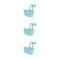 thumbnail image 3 of Wweixi Outdoor Hanging Pots For Plants Add Beauty And To Any Wall Stylish Light blue 3Set, 3 of 6