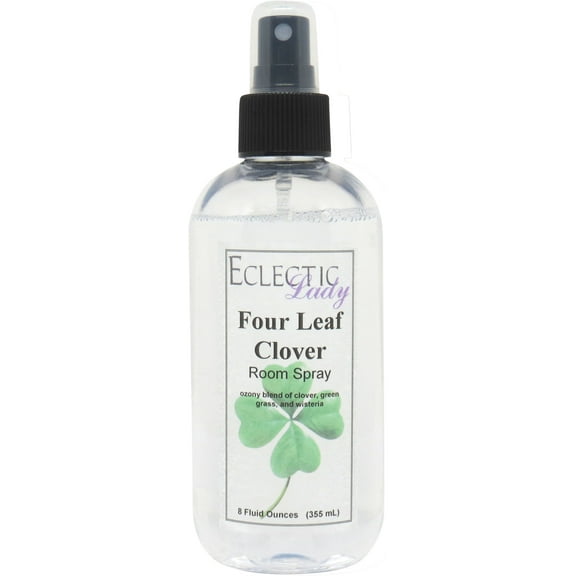 Four Leaf Clover Room Spray by Eclectic Lady, 16 Ounces, Fragrant Aromatic Room Mist For Home, Room, Office