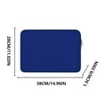 thumbnail image 2 of 14 Inch Laptop Sleeve Protective Case with Soft Lining & Padded Zipper Cover, Water Resistant & Scratch Resistant for Basic Protection, for Travel, Business and Educational Use with Backpack, 2 of 8