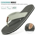 thumbnail image 3 of Ecetana Men's Flip Flops Beach Thong Sandals Comfortable Outdoor Slippers, 3 of 6