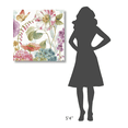 thumbnail image 4 of Global Gallery's 'Rainbow Seeds Flowers II' By Lisa Audit Stretched Canvas Wall Art, 4 of 4