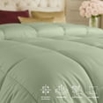 thumbnail image 6 of Utopia Bedding Comforters Twin Size, All Season Duvet Insert, Down Alternative Box Stitched Bed Comforter with Corner Tabs, Machine Washable (Sage Green), 6 of 7