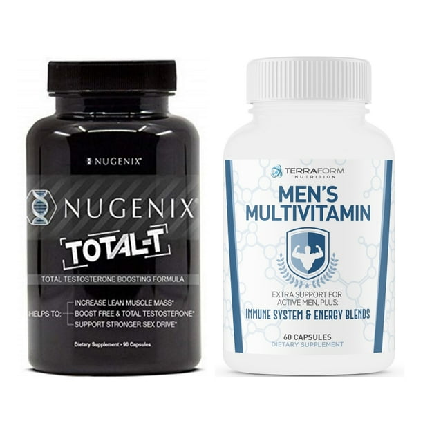 Nugenix Total T Testosterone Booster 90 Ct and Terraform Men’s