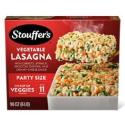 Stouffer’s Vegetable Lasagna, Party Size Lasagna, Easy Frozen Dinners 96 oz