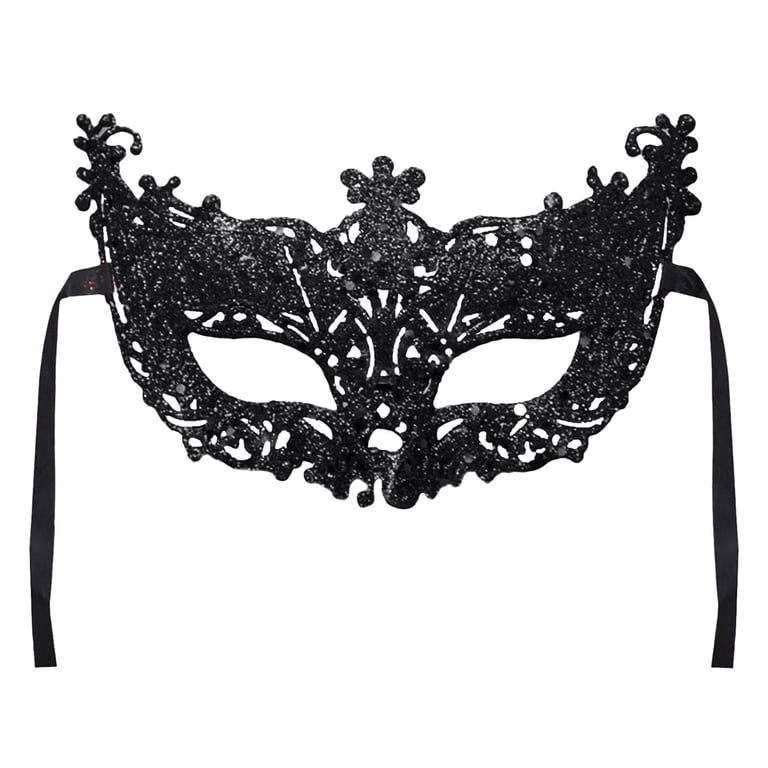 LEKODE Carnival Party Sequin Hats for Women Mardi Gras Masks  display picture 3