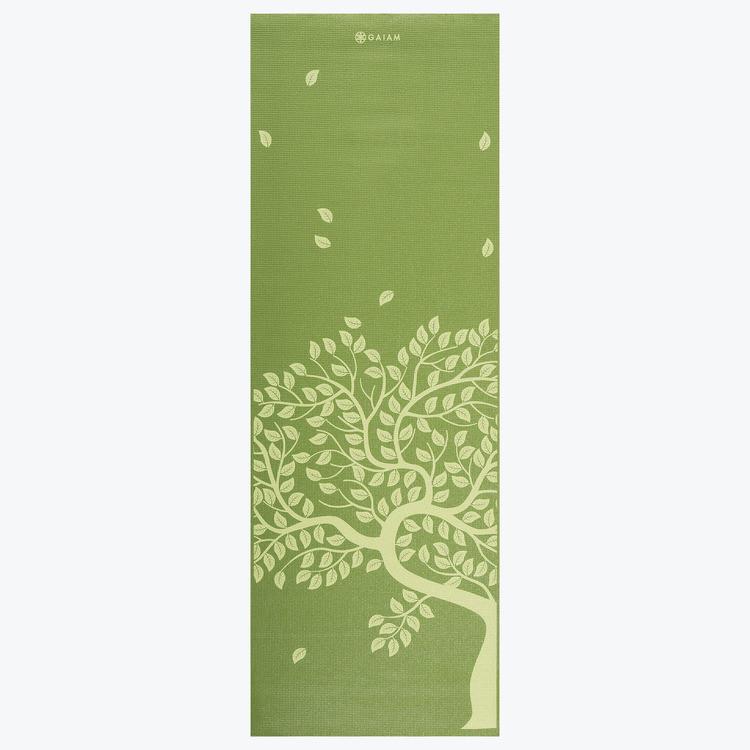 gaiam yoga mat green