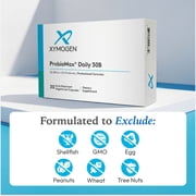 XYMOGEN ProbioMax Daily 30B - 30 Billion CFU Multi-Strain Formula - Digestive, Immune & Microbiome Support - Daily Probiotic Supplement - Dairy & gluten-free - 30 Capsules