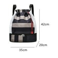 thumbnail image 2 of Mochila con cordón, Bolsa con cordón, Mochila con cordón, Mochila grande con separación en seco y húmedo, 2 of 5