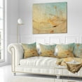 thumbnail image 2 of Designart Old Sailing Ship in Sunlight - Seascape Throw Pillow - 16x16, 2 of 4