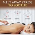 thumbnail image 4 of Portable Massage Stone Warmer Set Electric Spa Hot Stones Massager and Heater Kit with 6 Large and 6 Small Round Shaped Basalt Warm Massaging Therapy Rocks Equipment, Digital Controller Heat, 4 of 5