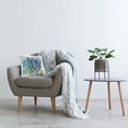thumbnail image 3 of Stupell Industries Blue Seaweed Plant Flowing Leaves Printed Throw Pillow Design by Melonie Miller, 3 of 6
