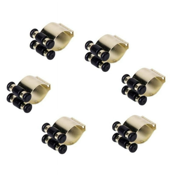 6Pcs/Lot Pool Cue Billiard Stick Rack Clips - Duarble Metal - Billiards Cue Wall Mount Stick Holder - Pool Table Supplies Parts