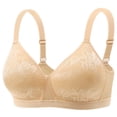 thumbnail image 2 of Kukoosong Push up Bras for Women Fashion Women's Bra Soild Color Underwear Bra Everyday Underwear, Sizes 3XL, 2 of 7