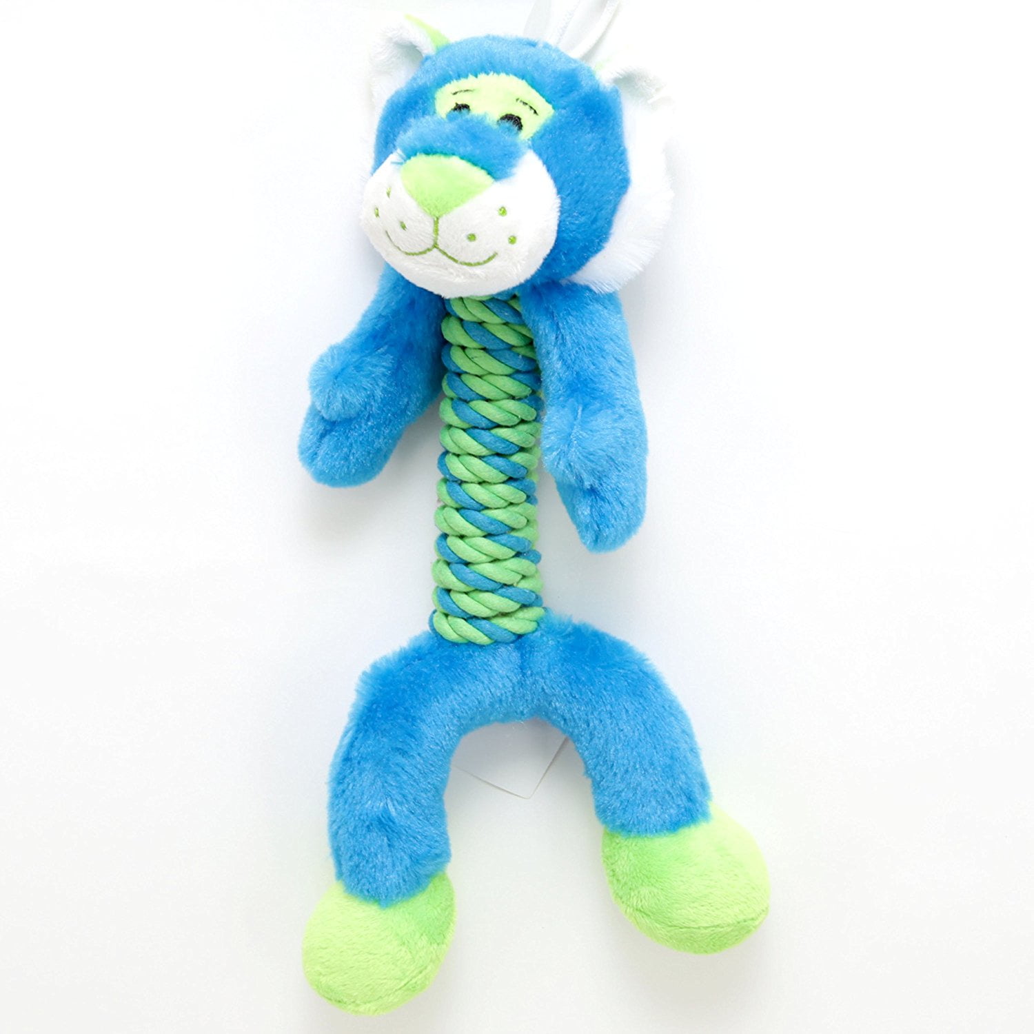 Generic Tiger Rope Body Dog Toy, 12" Multicolor